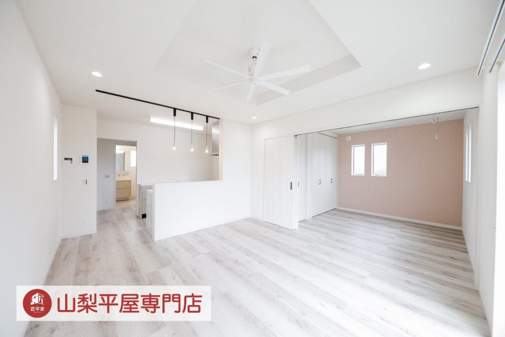 山梨平屋住宅で夏を快適に過ごすための空調を工夫した施工事例